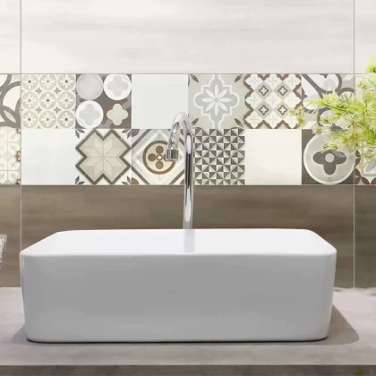 Murano Crystal Cementina Grigio/Taupe 20x60