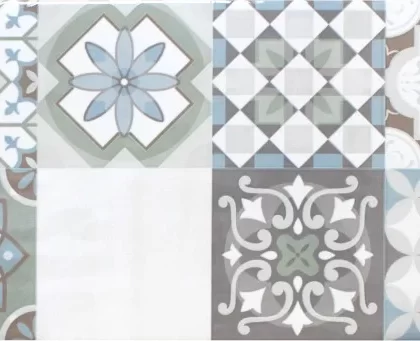 Murano Crystal Cementina Verde/Azzurro 20x60