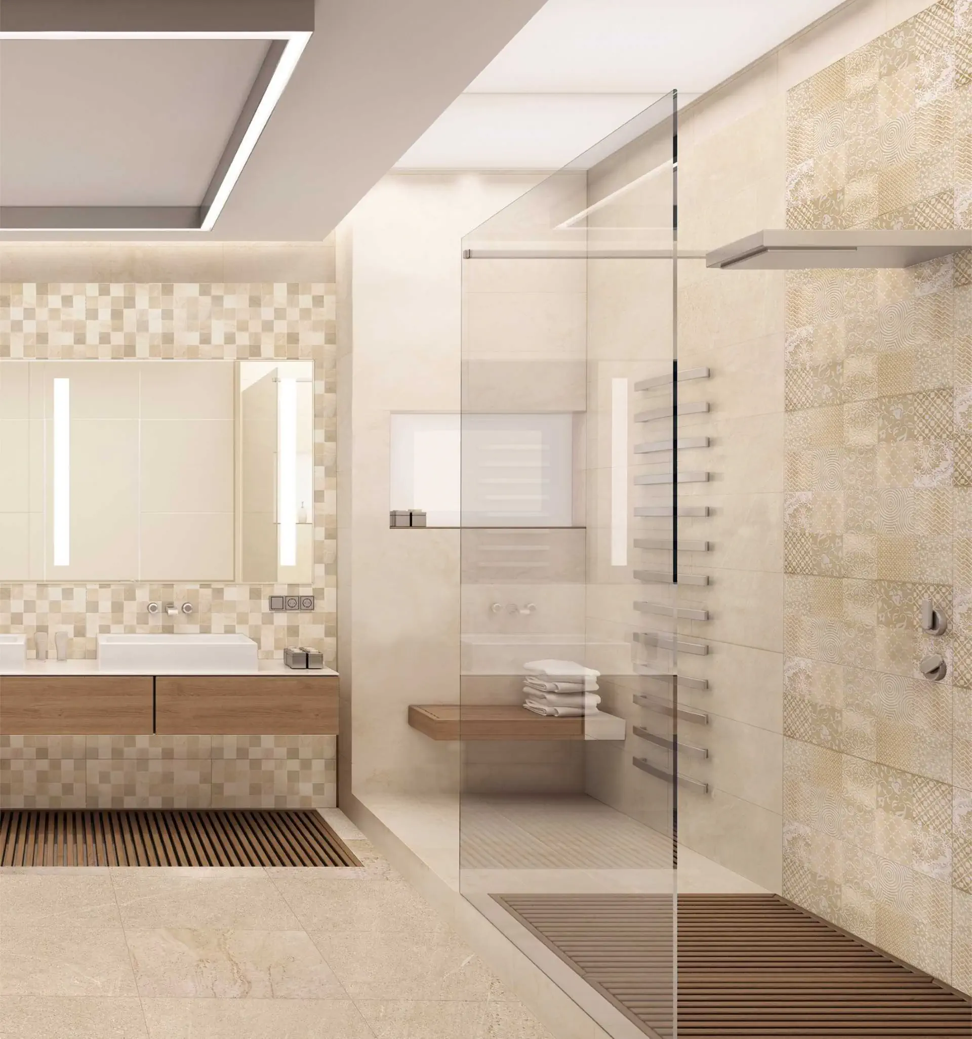 Ambiente Palladio Decoro Completo Beige