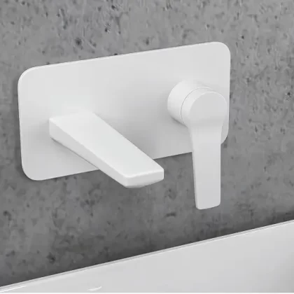 Miscelatore Lavabo Incasso Andare Bianco Karag 2